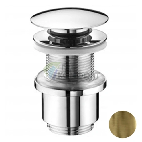 Донный клапан свободного слива Nicolazzi 1 1/4 без перелива, бронза (5553BZ) - фото 1