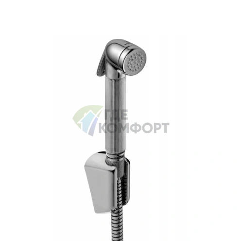 Душевая лейка BOSSINI Nikita-Brass с латунным клапаном, фиксированным держателем и шлангом 125 см (C04045B.030) - фото 1