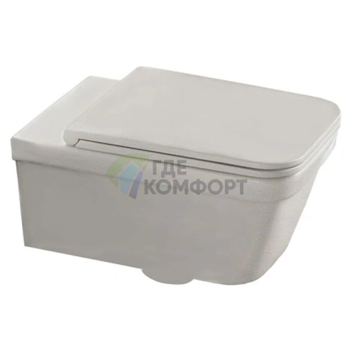 Подвесной унитаз Hatria Erika Pro Q: Экономия воды, современный дизайн - фото 1