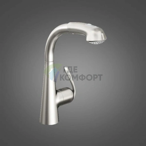 Смеситель для кухни Grohe Zedra 32553SD0 с выдвижной лейкой - фото 3