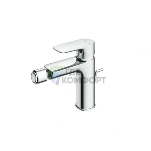 Смеситель для биде TOTO MH с донным клапаном в хромированном исполнении (TRG04301R) - фото 1