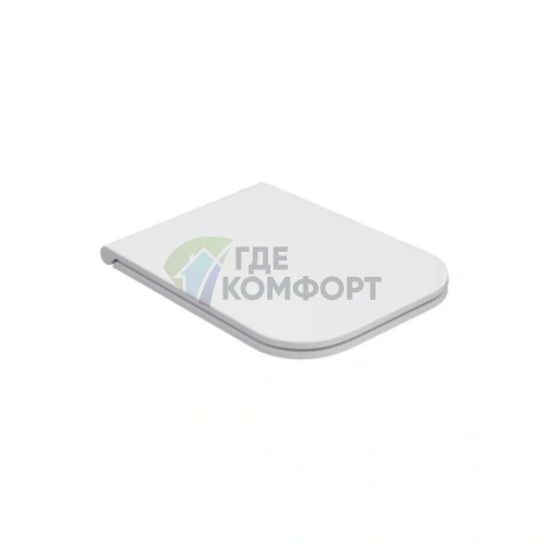 Сиденье для унитаза GLOBO Stone 52 см с микролифтом (белое) STS03/ST004/STS05/ST002 (ST022.BI/cr) - фото 1