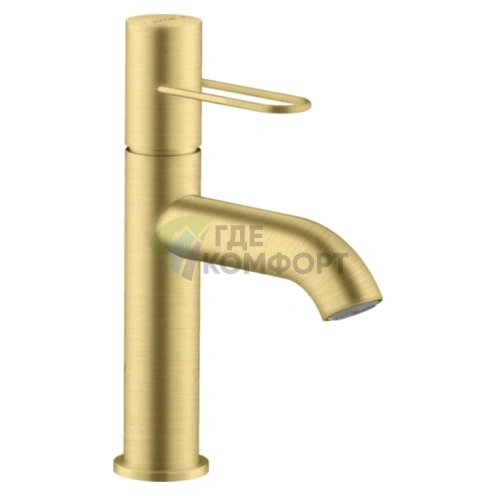 Смеситель для раковины AX Uno 100, шлифованная медь (38026950) - фото 1