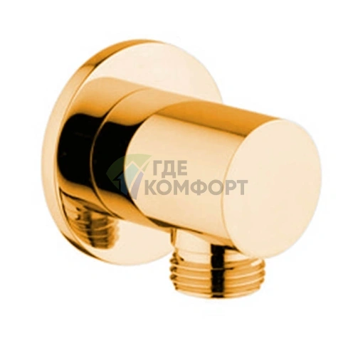 Душевой шланг Nicolazzi с подключением, цвет золото (5527GB) - фото 1