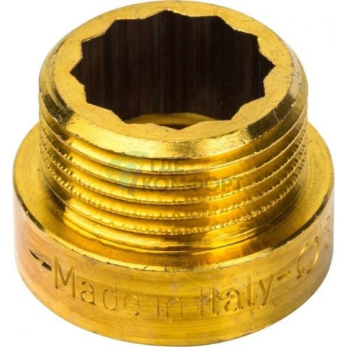 Удлинитель STOUT латунный 3/4 x 10 мм - фото 2