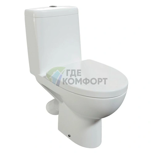 Унитаз-компакт подвесной Cersanit Geo с системой антивсплеска - фото 1