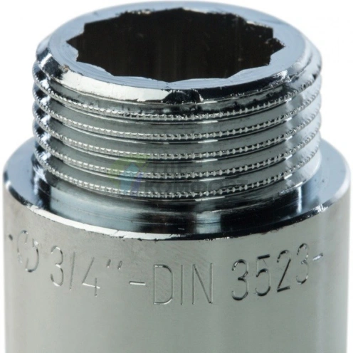 Удлинитель STOUT латунный 3/4 x 40 хромированный - фото 3