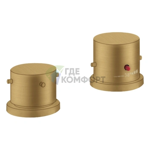 Термостат для ванны AX Starck в шлифованном золоте (10480250) - фото 1