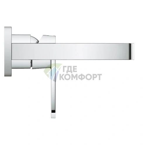 Смеситель Grohe Quadra 33007001 для раковины настенный однорычажный с хромированным покрытием - фото 3