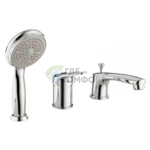 Смеситель Lemark Luna LM4145C накладной для установки на борт ванны - фото 1