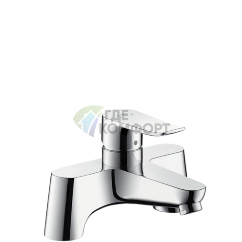 Смеситель для ванны Hansgrohe Metris с вакуумным переключателем, хром (31423000) - фото 1