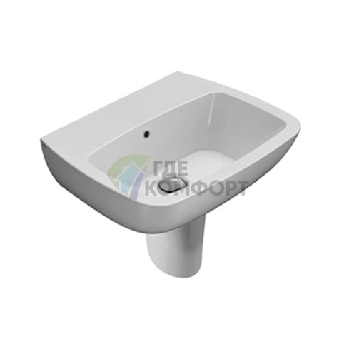 Полуколонна для раковины GLOBO Daily белого цвета (ALS05.BI) - фото 1