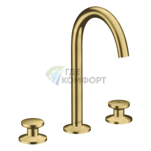 Смеситель для раковины AX One Sel 170, 3 отверстия, цвет шлифованная медь (48070950) - фото 1