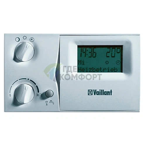 Комнатный регулятор температуры Vaillant VRT 390 - фото 1
