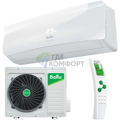 Сплит-система настенного типа Ballu IGreen PRO BSAG-09HN1_17Y on/off - фото 1