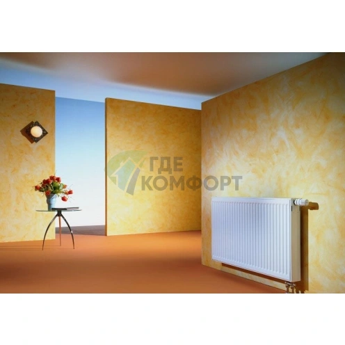 Стальной двухпанельный радиатор Axis Ventil 22 500 x 1600 с нижним подключением - фото 7