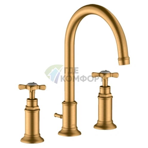 Смеситель для раковины AX Montreux в цвете шлифованное золото (16513250) - фото 1