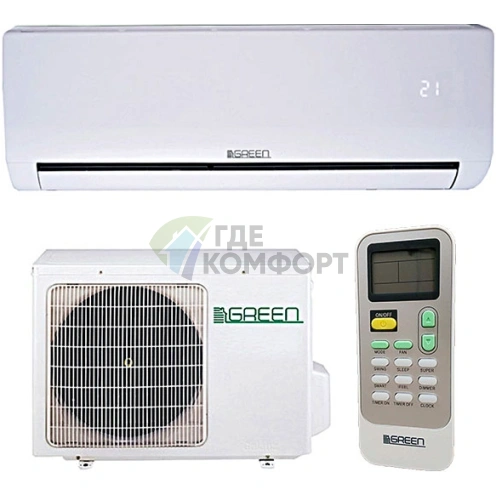Кондиционер сплит-система Green GRI/GRO-24 HH1 - фото 1