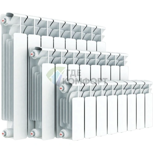 Биметаллический радиатор RIFAR Base 350 10 секций - фото 2