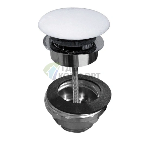 Донный клапан Kerasan для раковин, керамика, белый матовый (923330) - фото 2