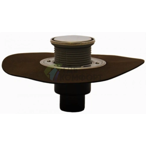 Трап HL310NHPrR с решеткой 115x115мм с вертикальным выпуском DN110/75/50 - фото 1