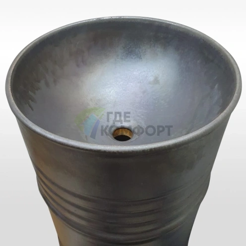 Раковина Kerasan Artwork BARREL свободностоящая 45x90 см цвет ржавчина (474383) - фото 2