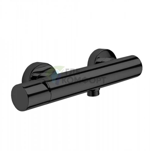 Смеситель для душа Bossini Oki наружный, 1/2, черный матовый (Z005130.073) - фото 1