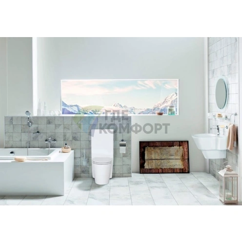 Стильный компактный унитаз Creavit Amorf AF311 - фото 3