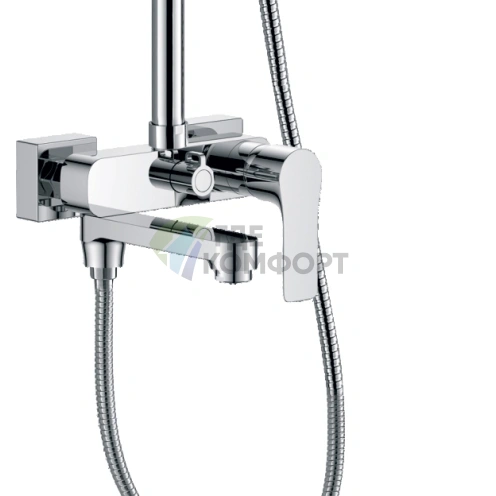 Душевая стойка Rush ST4235-40 угловая с верхним лейкой - фото 4