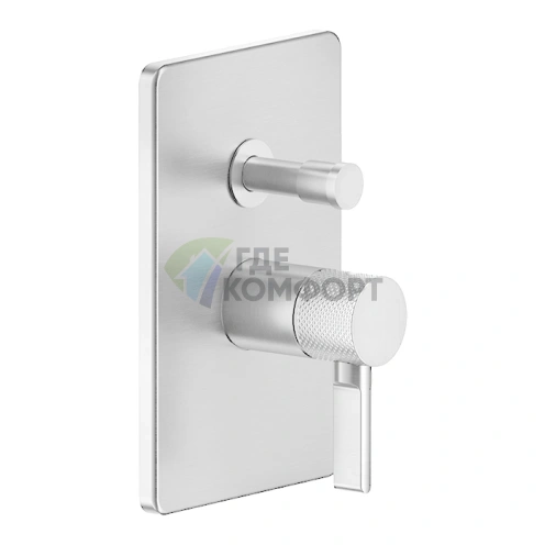 Встраиваемый смеситель GESSI INCISO на 2 источника с автоматическим переключателем, хром (58079#031) - фото 1