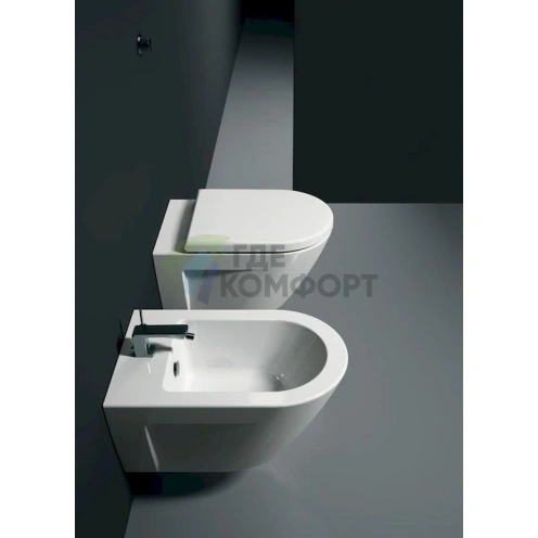 Подвесной унитаз GSI Norm 50: Эргономика и лаконичный дизайн для вашего комфорта - фото 3