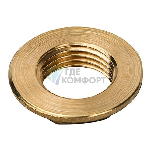 Контргайка STOUT с упором 1/2 латунная - фото 2