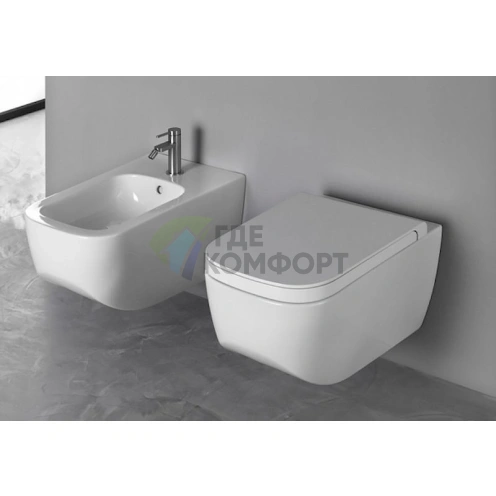 Подвесной унитаз Hatria Next Y1F1 с компактной инсталляцией - фото 8