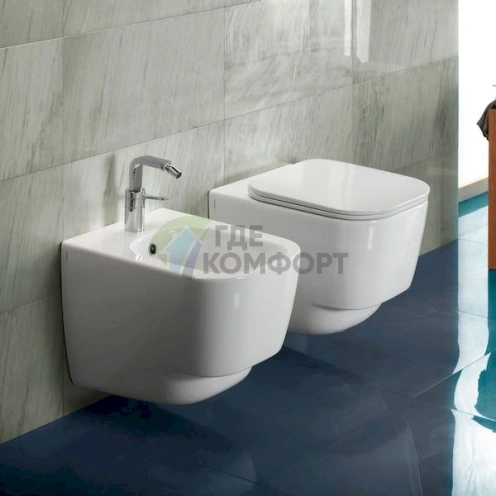 Подвесной унитаз Hatria Fusion 48: компактность и стиль - фото 2