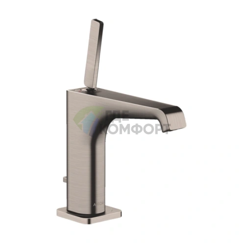 Смеситель для раковины AX Citterio E 125, сталь (36100800) - фото 1