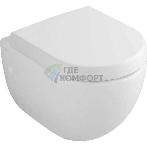 Подвесной унитаз Villeroy & Boch Subway Plus 6604 10R1 Alpin - фото 1