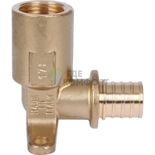 Stout Угольник настенный с длинным нарезным патрубком 20-Rp 1/2 - фото 3