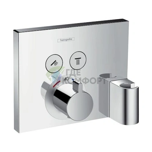 Термостат Hansgrohe Logis 15765000 — комфорт для ванной с душем - фото 1