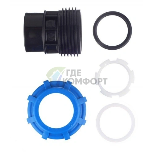 Муфта с внутренней резьбой 32x1 1/4 ПНД Политэк - фото 4