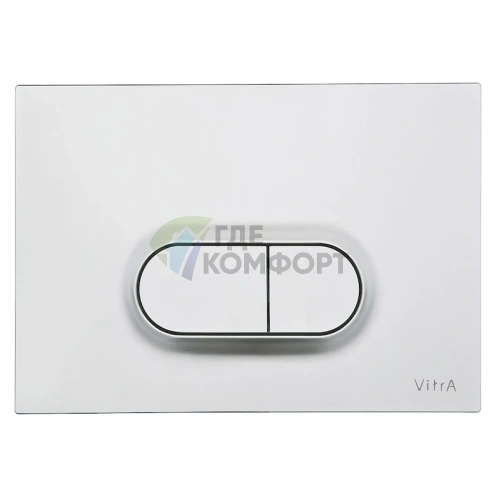 Комплект для унитаза VitrA Normus 9773B003-7203 с кнопкой в матовом хроме - фото 2