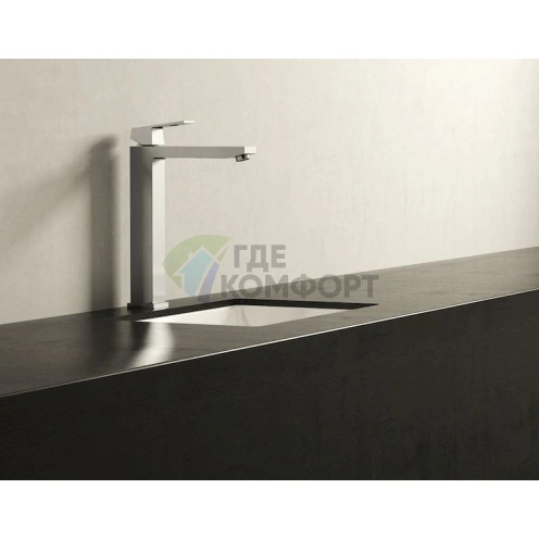 Стильный смеситель Grohe Eurocube 23406000 для раковины - фото 3