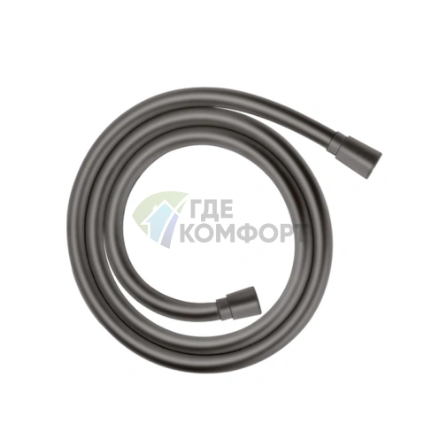Душевой шланг HG Isiflex 1600 мм, шлифованный черный хром (28276340) - фото 1