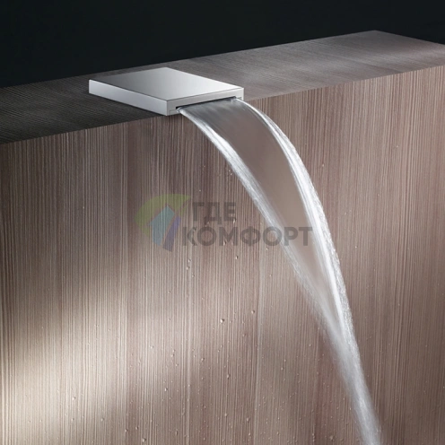 Элегантный смеситель Bossini Касакад MAK 96×118 см, латунь, цвет «хром» (E86906.030) - фото 1