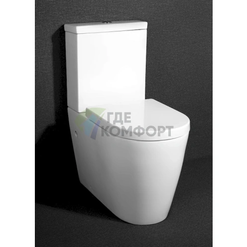 Унитаз-компакт BelBagno Marino безободковый - фото 4