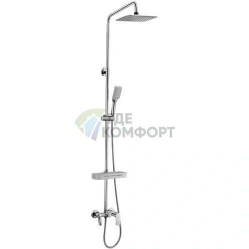 Душевая стойка Lemark Tropic LM7002C угловая, хром - фото 1