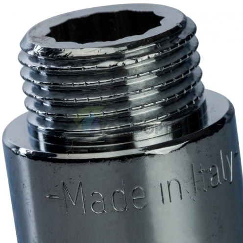 Удлинитель STOUT латунный 1/2 x 65 хромированный - фото 6
