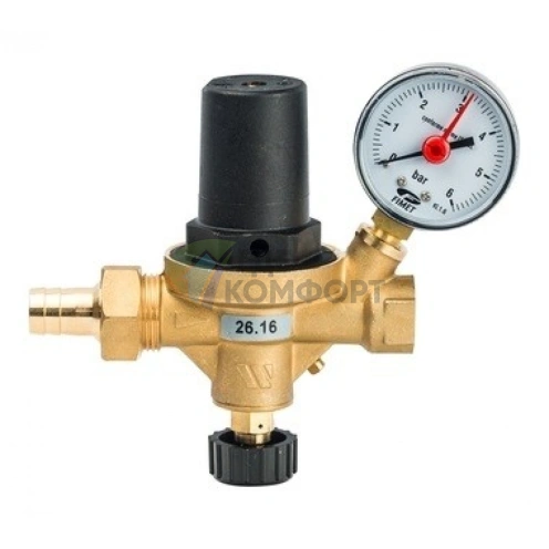 Клапан подпиточный Alimat ALMD 1/2 с манометром Watts - фото 1