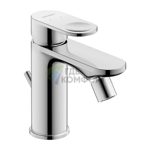 Смеситель для биде Duravit B.3 с донным клапаном, хром (B32400001010) - фото 1