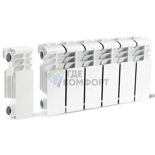 Радиатор биметаллический Konner 100/200 Bimetal-12 секций - фото 2