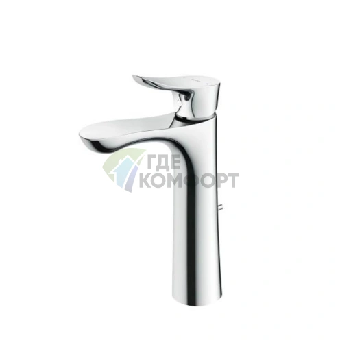 Смеситель для раковины TOTO NC с системой Comfort Glide и донным клапаном (хром) (TLG01304R ) - фото 1